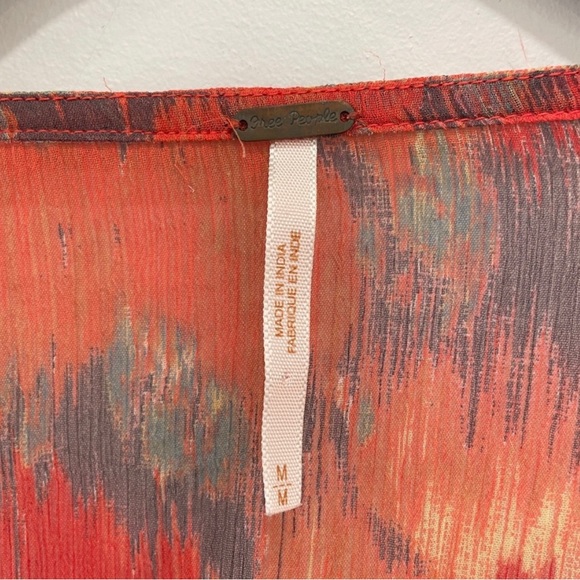 Free People Daydreamer Floral Chiffon & Lace Top - Picture 4 of 8